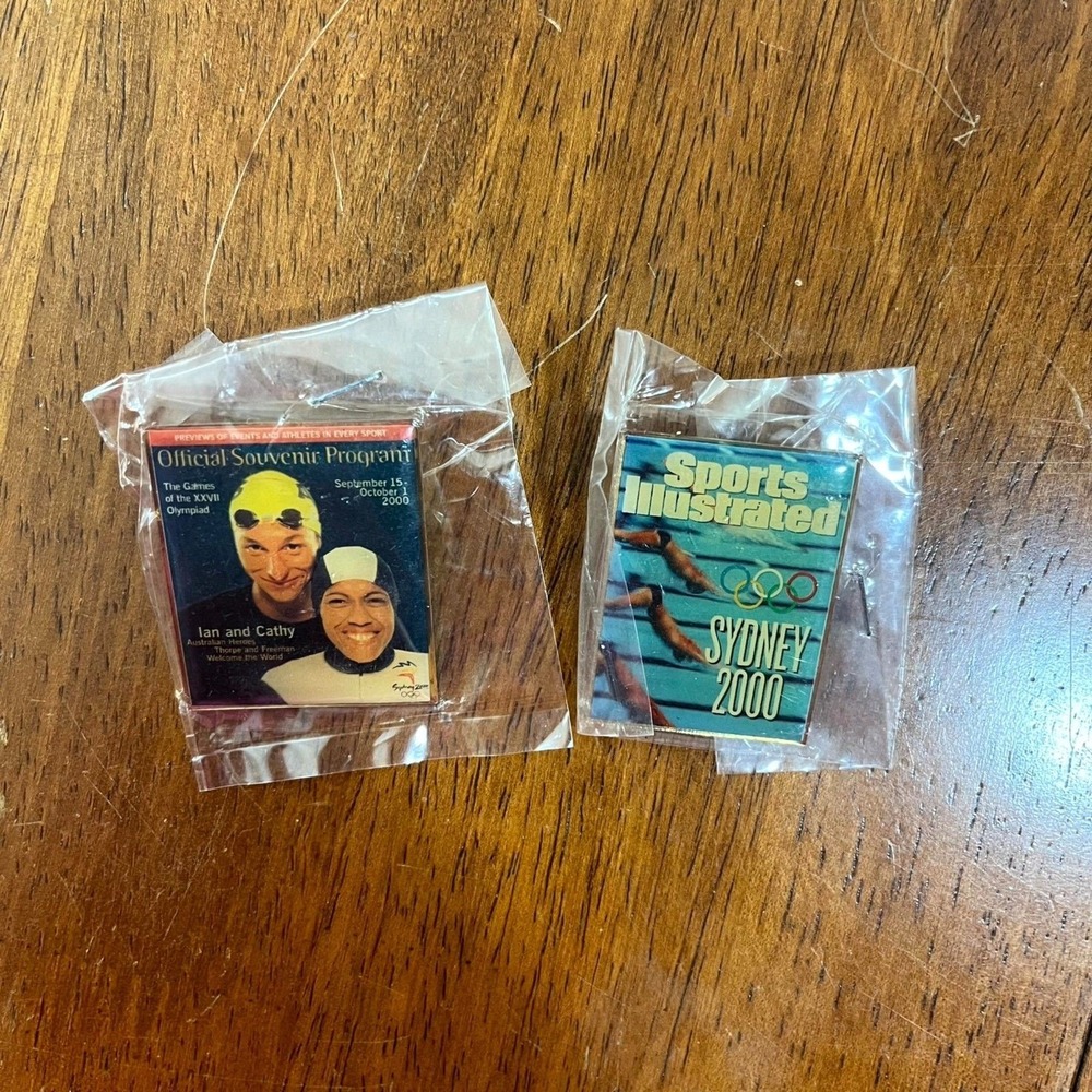 2000 Vintage Sydney Olympics Sports Illustrated Pin Official Souvenir NEW